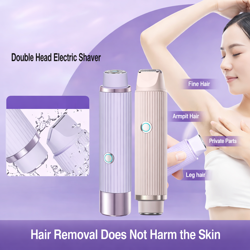 Double Head Electric Shaver ┃ ماكينة حلاقة كهربائية برأسين