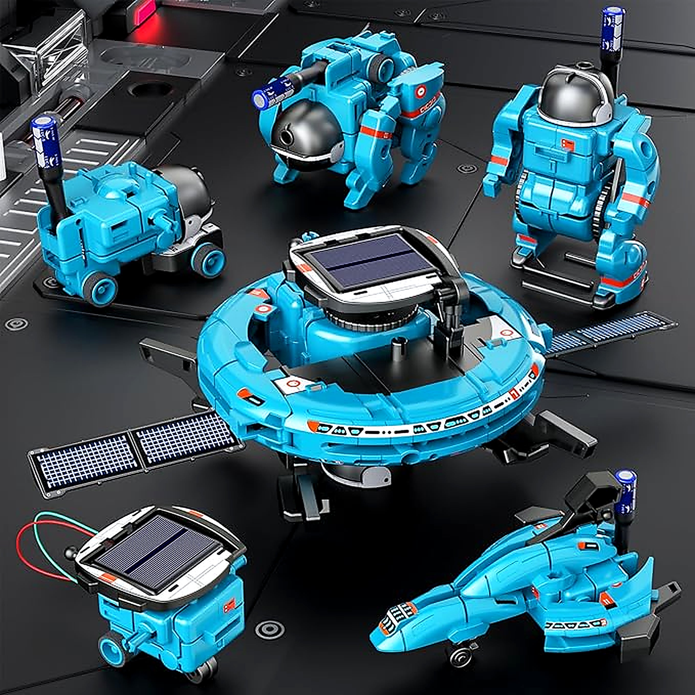 6-in-1 Solar Robot Toys ⏐ ألعاب روبوت تعمل بالطاقة الشمسية 6 في 1