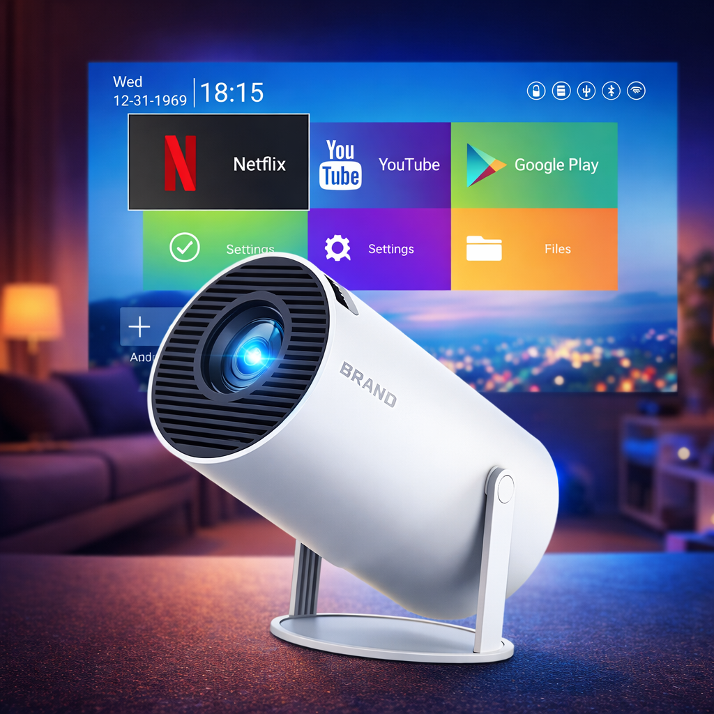 Mini Round Projector ⏐ جهاز عرض دائري صغير