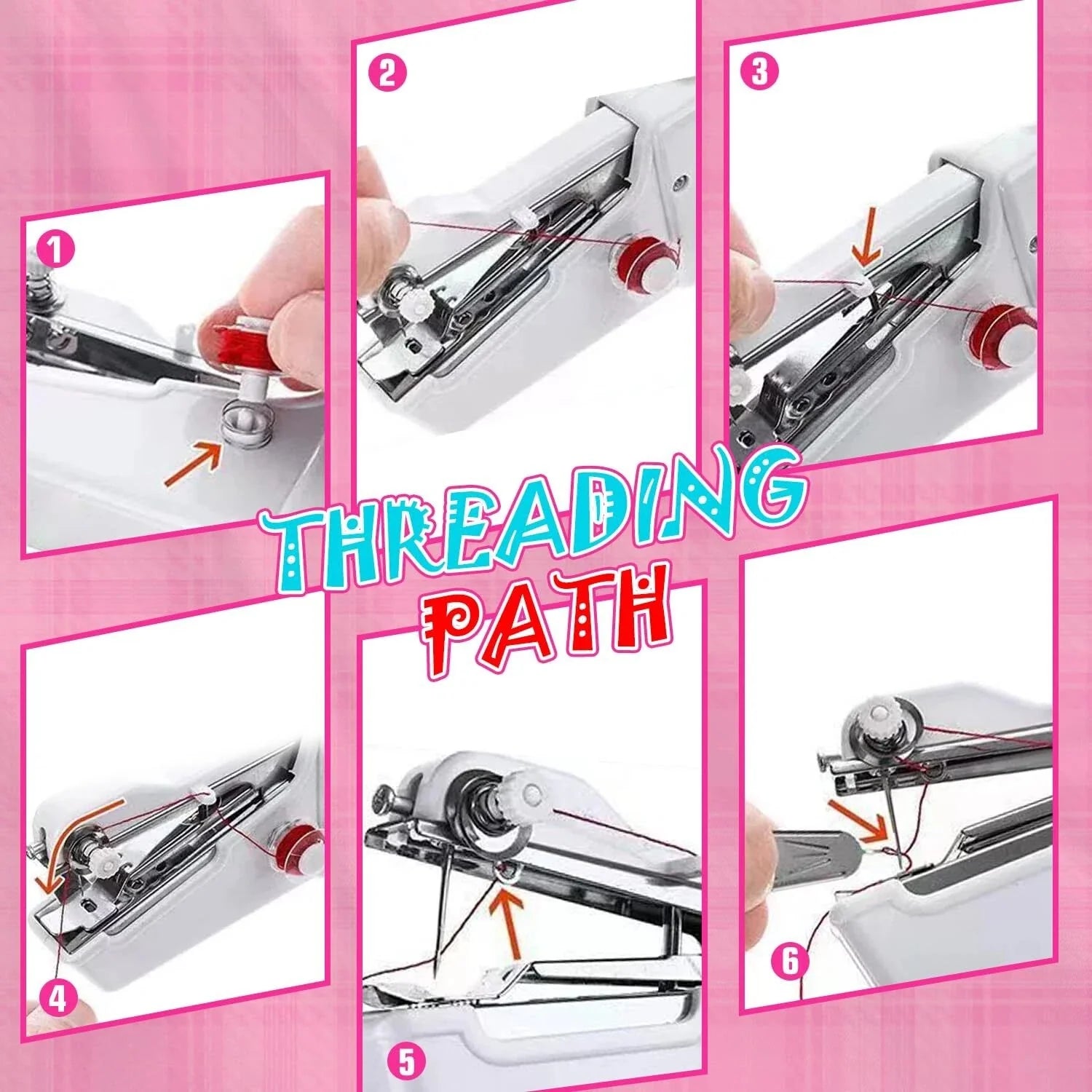 Mini Portable Handheld Stitch Machine – Quick Fabric Repair Sewing Tool